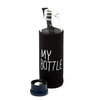 Термос My Bottle, стекло, с синей крышкой, 550 мл